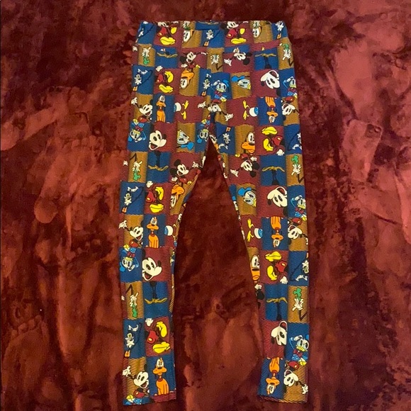LuLaRoe Pants - Lularoe TC Mickey Mouse Leggings